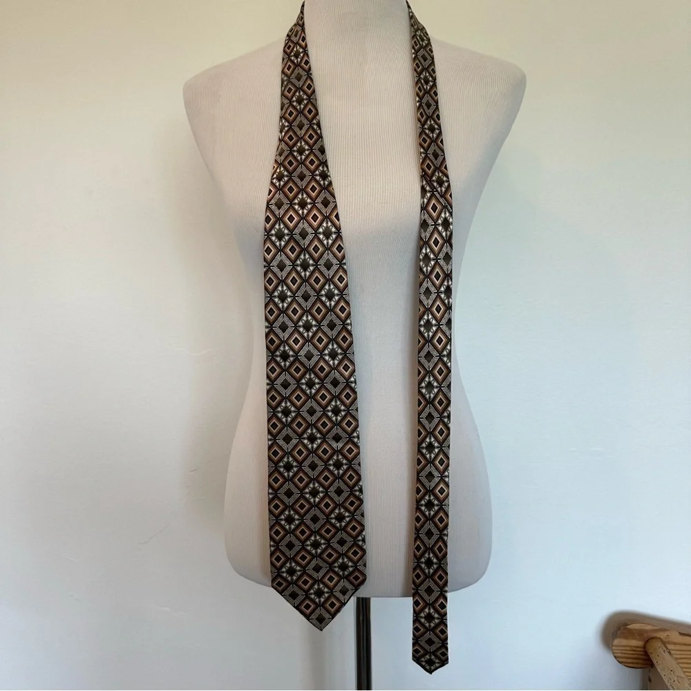 Bundle of two mens silk ties